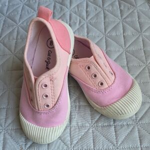 Cat & Jack Pink Two-Tone Slip-On Canvas Sneakers for Kids